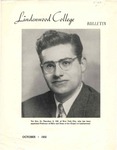 The Lindenwood College Bulletin, October 1952 by Lindenwood College