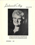 The Lindenwood College Bulletin, September 1952 by Lindenwood College