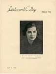The Lindenwood College Bulletin, July 1938
