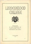 The Lindenwood College Bulletin, November 1922