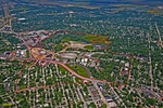 Aerial View of Lindenwood Campus Border, 2008