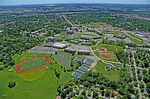 Aerial View of the Lindenwood Campus Facing Southeast, 2013
