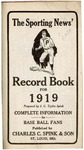 The Sporting News Record Book (1919) by J. G. Taylor Spink