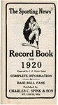 The Sporting News Record Book (1920) by J. G. Taylor Spink