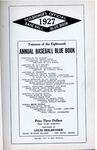 Heilbroner's Official Baseball Blue Book (1927) by Louis Heilbroner