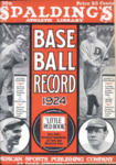 Spalding's Official Base Ball Record Book for 1924 by American Sports Publishing Co.