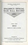Spalding's Official Base Ball Record Book for 1913