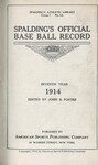 Spalding's Official Base Ball Record Book for 1914 by American Sports Publishing Co