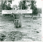 Breaking Ground for Harmon Hall at Lindenwood College, 1969 by Lindenwood College