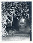 Ayres Hall Entrance During Winter, circa 1939 by Lindenwood College