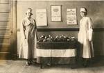 Lindenwood Students Baking "War" Bread to Conserve Food for World War I, 1918