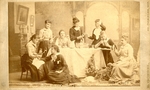 Lindenwood Students Posing for a Thanksgiving Photo, 1889