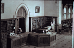 Butler Library Circulation Desk, circa 1930s by Lindenwood College