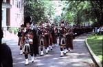 Bagpipe Players Leading Lindenwood Students to the Graduation Ceremony, circa 1990s by Lindenwood College