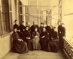 Lindenwood College President Robert Irwin with Faculty, 1890 by Strauss