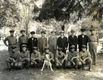 Lindenwood College Groundskeepers with President John Roemer, circa 1930s