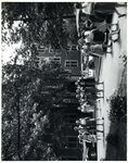 Lindenwood College Students Leaving Roemer Hall, circa 1940 by Lindenwood College