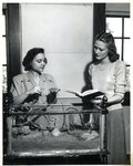 Lindenwood Students in Biology Class, circa 1940 by Lindenwood College