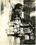 Lindenwood College Students on a Horse-Drawn Sleigh, 1940 by Lindenwood College