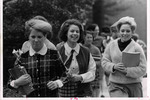 Lindenwood College Students Leaving Class, 1967 by Lindenwood College