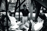 Lindenwood College Students on Swing, circa 1980s by Lindenwood College