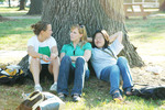 Lindenwood University Students Resting Against a Tree, 2007 by Lindenwood University
