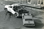 Lindenwood College Security Car Being Towed, 1976 by Lindenwood College