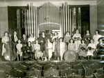 Lindenwood College Student Orchestra in Sibley Hall Chapel, circa 1920s