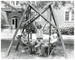 Students on a Swing at Lindenwood College, circa 1980s