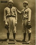 Walter Johnson and Charles "Gabby" Street by The Sporting News