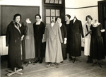 Students Showing Dresses They Created, circa 1920s